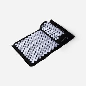 Kanjo Memory Foam Acupressure Mat Set Pillow Onyx Natural Pain Therapy